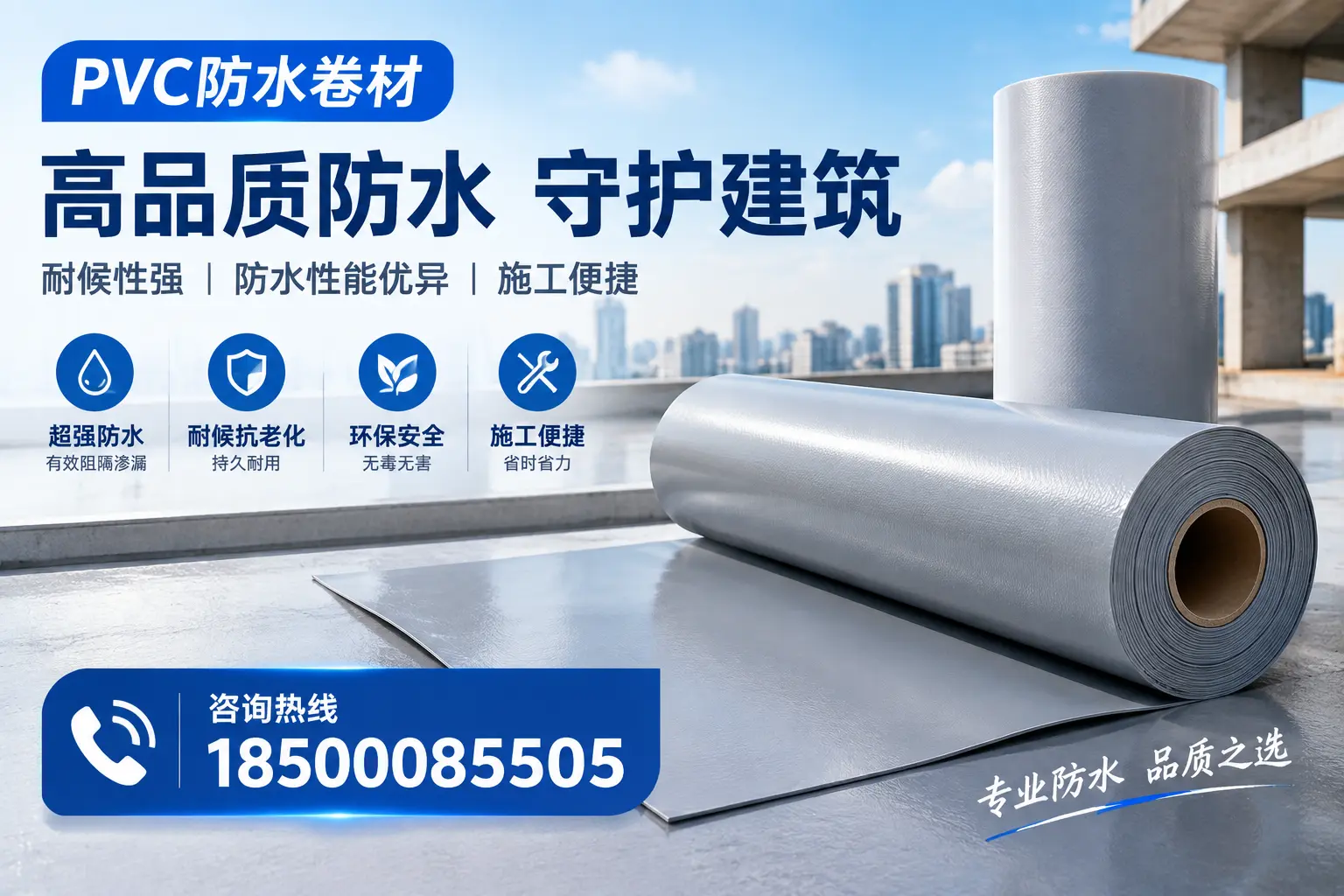 PVC防水卷材的防水效果评测,适合新星的科学依据